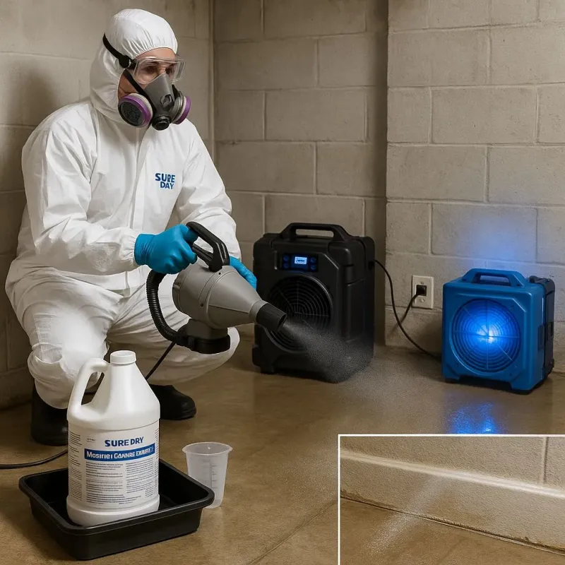 Sanitization and Odor Removal process in Pembroke, NH